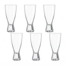 Set 6 pahare bere BOHEMIA CRISTAL BAR-BEER 350ml