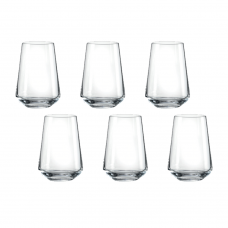 Set 6 pahare bauturi racoritoare BOHEMIA CRISTAL SIESTA 380ml
