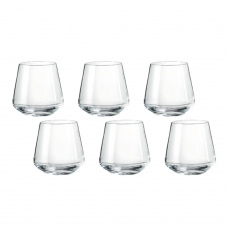 Set 6 pahare pentru whisky BOHEMIA CRISTAL SIESTA 290ml