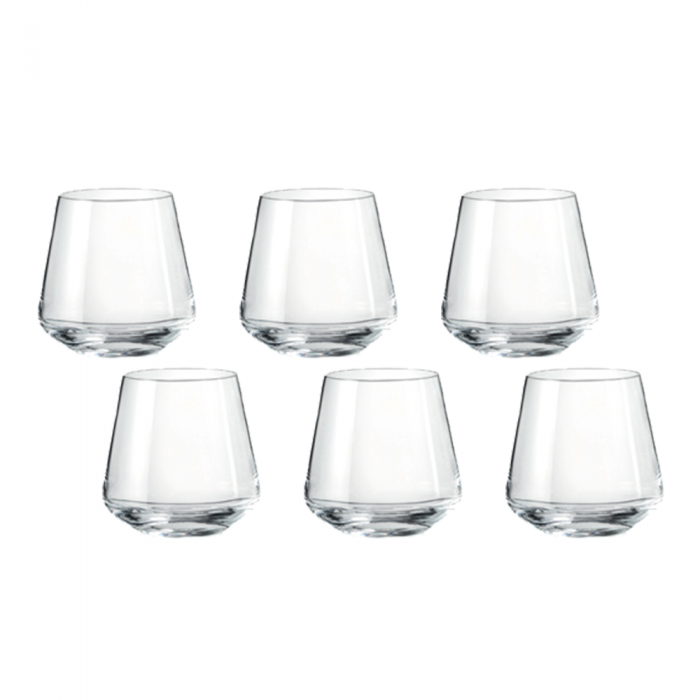 Set 6 pahare pentru whisky BOHEMIA CRISTAL SIESTA 290ml