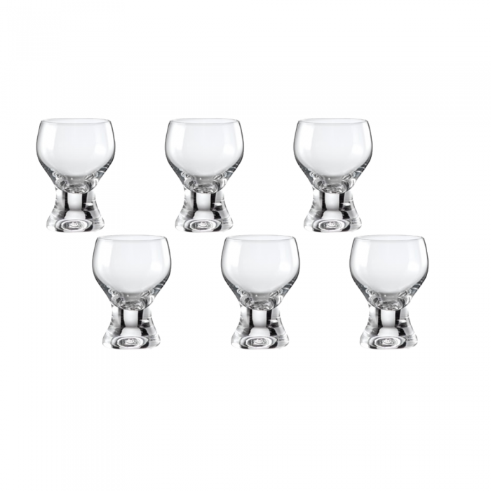 Set 6 pahare lichior BOHEMIA CRISTAL GINA 60ml