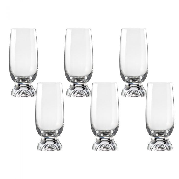 Set 6 pahare pentru bere BOHEMIA CRISTAL GINA 350ml