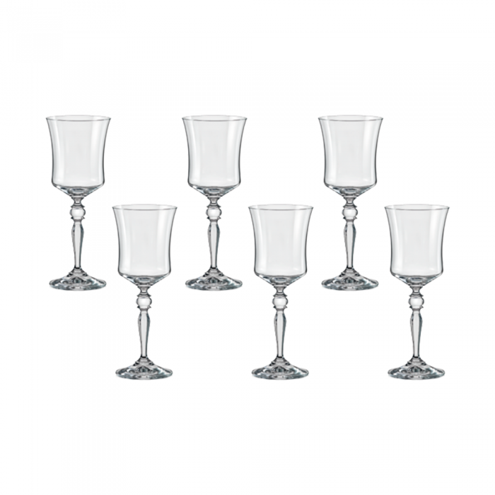 Set 6 pahare vin BOHEMIA CRISTAL GRACE 185ml