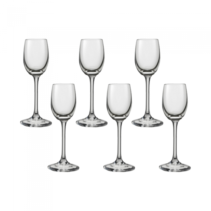 Set 6 pahare pentru lichior BOHEMIA CRISTAL SPECIALS 65ml