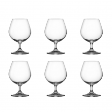 Set 6 pahare pentru brandy BOHEMIA CRISTAL SPECIALS 415ml