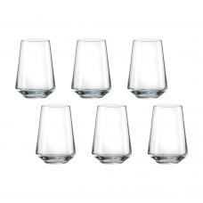 Set 6 pahare bauturi racoritoare BOHEMIA CRISTAL SIESTA 440ml