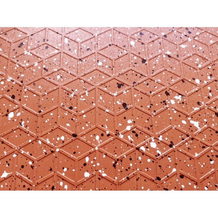 Set vase inductie CULINARO ECO, 2 oale cu capac 24cm, 28cm, tigaie 26cm, cratita 18cm cu capac, aluminiu cu strat ceramic antiaderent marmorat, caramiziu