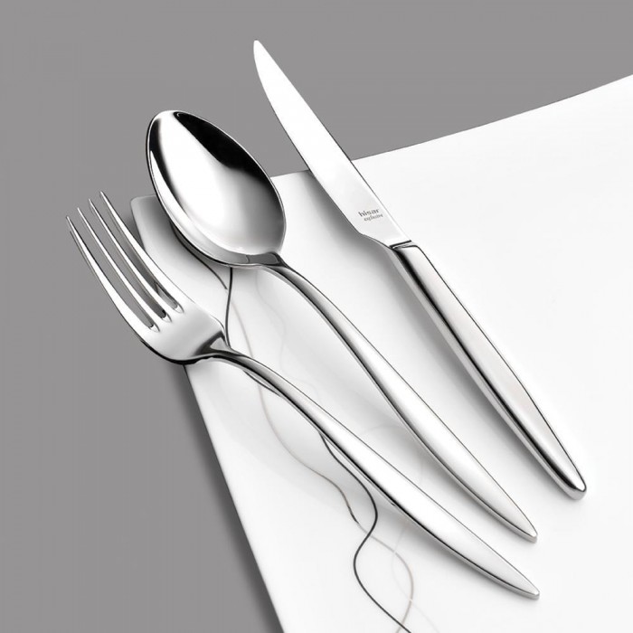 Set 6 lingurite pentru ceai, HISAR MERCURY, inox 18/10, L13,5cm