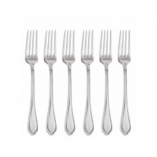Set 6 furculite desert, HISAR FLORENCE, inox 18/10, L16,6cm