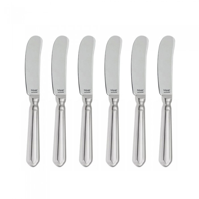Set 6 cutite pentru unt, HISAR FLORENCE, inox 18/10, L18,6cm