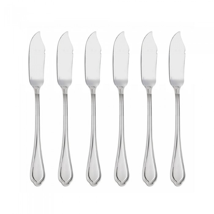 Set 6 cutite pentru peste, HISAR FLORENCE, inox 18/10, L20,6cm