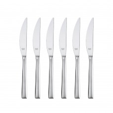 Set 6 cutite pentru aperitiv, profesionale, HISAR MIAMI, inox 18/10, L21,5cm