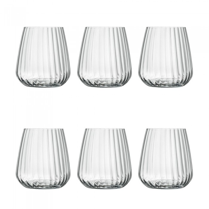 Set 6 pahare whisky LUIGI BORMIOLI SPEAKEASIES SWING DOF 450ml D9,17xh9,9cm