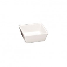 Bol melamina patrat RAKI, 9x9xh3,5cm, alb