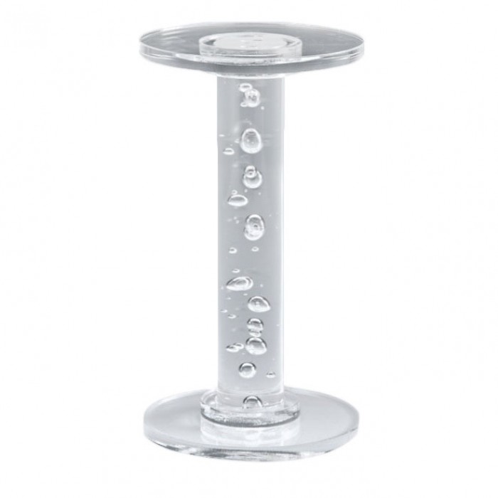 Suport acrilic pentru platouri RAKI, D13xh24cm, transparent