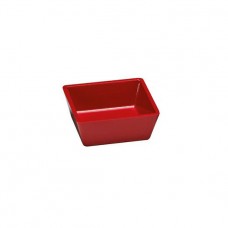 Bol melamina patrat RAKI, 9x9xh3,5cm, rosu