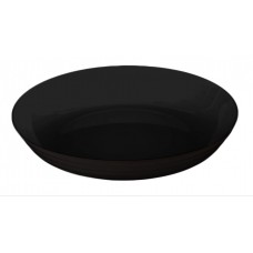 Bol melamina prezentare RAKI, D44,5xh10cm, culoare neagra