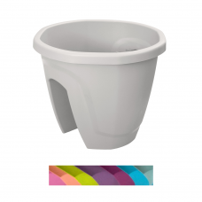 Ghiveci balustrada balcon SERINOVA 29,7x29,7xh24cm 7,5l MIX Culori