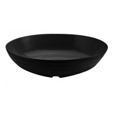 Bol rotund melamina RAKI, D33xh8cm, culoare neagra