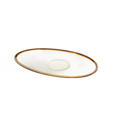 Farfurioara portelan pentru ceasca cafea CULINARO BAILEY 14cm