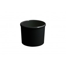 Recipient melamina bufet CULINARO MURUN, D17xh17,5cm, 3000ml, negru