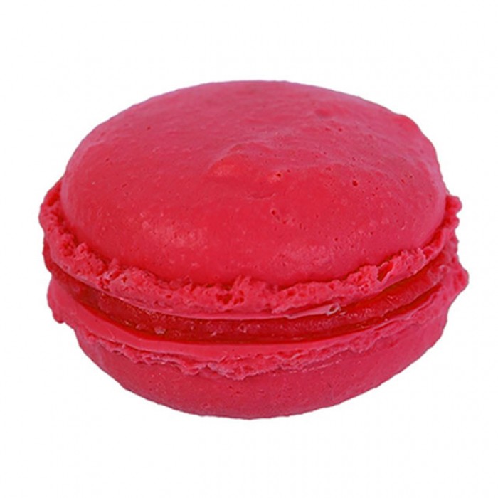 Macarons francez decorativ rosu RAKI 3,8x3,8xh2,5cm