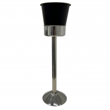 Frapiera neagra si picior H62cm argintiu CULINARO