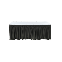 Fusta de masa dreptunghiulara CULINARO 180x76xH74cm catering, evenimente, neagra, L 514cm 