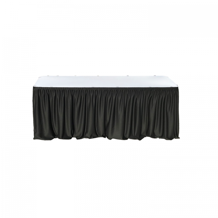 Fusta de masa dreptunghiulara CULINARO 180x76xH74cm catering, evenimente, neagra, L 514cm 