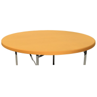 Capac elastic auriu CULINARO pentru masa rotunda catering 152xh74cm
