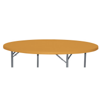 Capac elastic auriu CULINARO pentru masa rotunda catering 180xh74cm