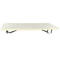 Capac elastic ivory CULINARO pentru masa catering 244x76xh74cm