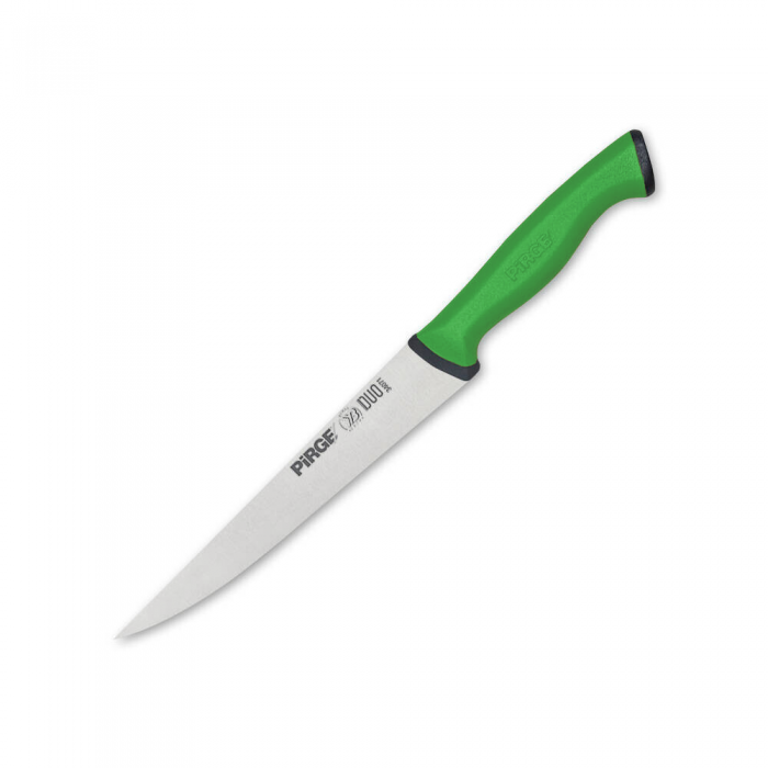 Cutit profesional pentru branzeturi, otel inoxidabil PIRGE DUO 15,5cm, maner verde