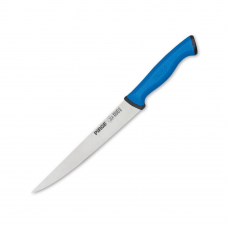 Cutit profesional pentru branzeturi, otel inoxidabil PIRGE DUO 17,5cm, maner albastru