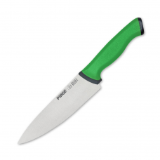 Cutitul bucatarului profesional, otel inoxidabil PIRGE DUO 19cm, maner verde
