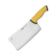 Satar bucatarie profesional, otel inoxidabil PIRGE DUO 21cm, maner galben