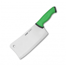 Satar bucatarie profesional, otel inoxidabil PIRGE DUO 21cm, maner verde