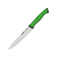 Cutit profesional pentru legume, otel inoxidabil PIRGE DUO 12cm, maner verde