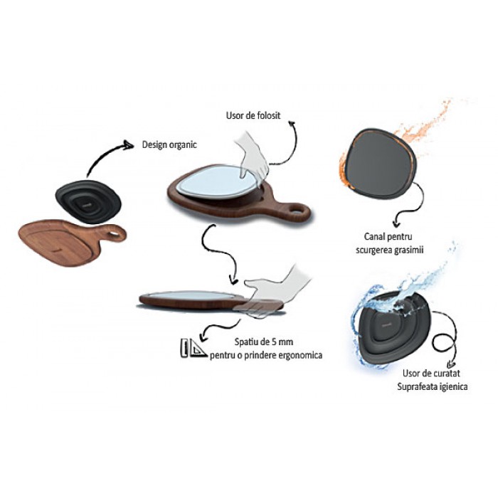 Farfurie portelan BONNA PIUMA GLOIRE 24x20cm (GOIPIU 25 DZ)