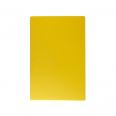 Tocator profesional bucatarie RAKI 37x23x2cm polietilena HDPE, galben, pentru carne cruda de pasare