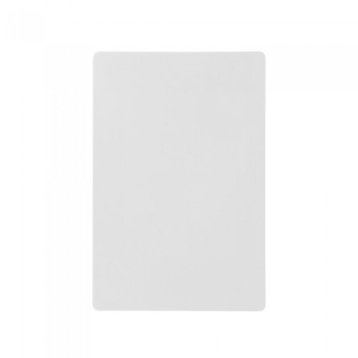 Tocator profesional bucatarie RAKI 45x30xh2cm polietilena HDPE, alb, pentru lactate si panificatie