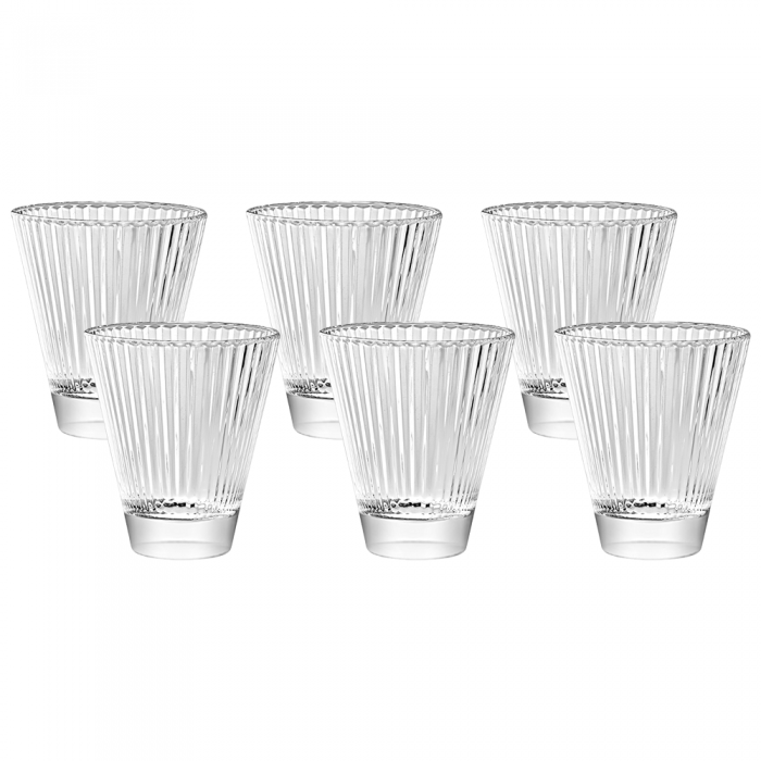 Set 6 pahare din sticla temperata VIDIVI DIVA 320ml