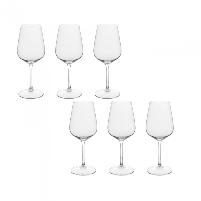 Set 6 pahare vin alb sticla temperata VIDIVI RIALTO 450ml 6,4xh22,5cm