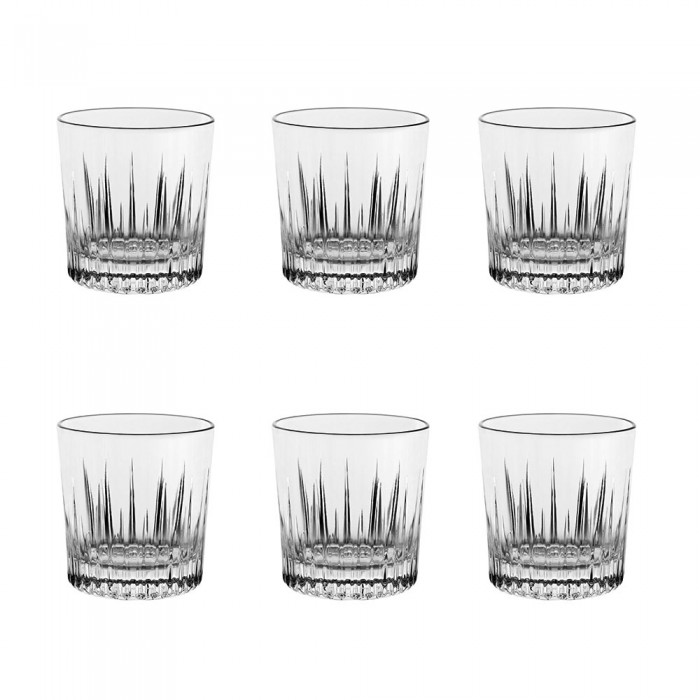 Set 6 pahare din sticla temperata VIDIVI MIX&CO 330ml