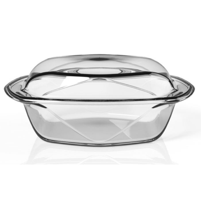 Vas yena VIDIVI CHEF N'TABLE cu capac sticla termorezistenta 25x16x10cm