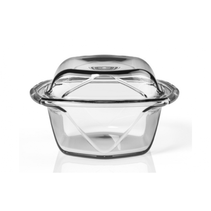 Vas yena VIDIVI CHEF N'TABLE cu capac sticla termorezistenta 17x15x10cm