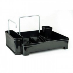 Uscator farfurii si tacamuri din plastic 44x35x20cm,negru...