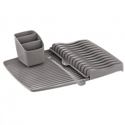 Uscator pentru vesela si tacamuri 40x30cm,3 piese ,plastic,terra...